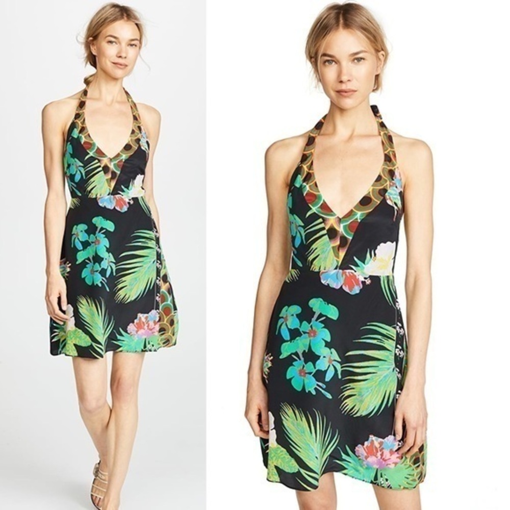 SILK✨Cynthia Rowley Tate Tropical Mini Dress